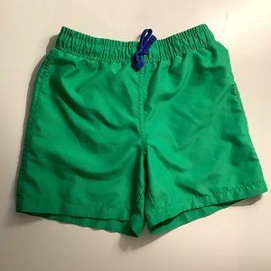 Primary Swim Shorts with Mesh Lining, Green, Size 6/7